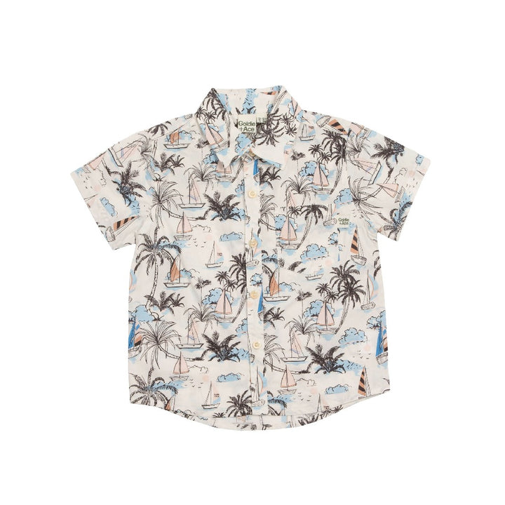 GOLDIE & ACE - HOLIDAY NATURAL TROPICANA SHIRT