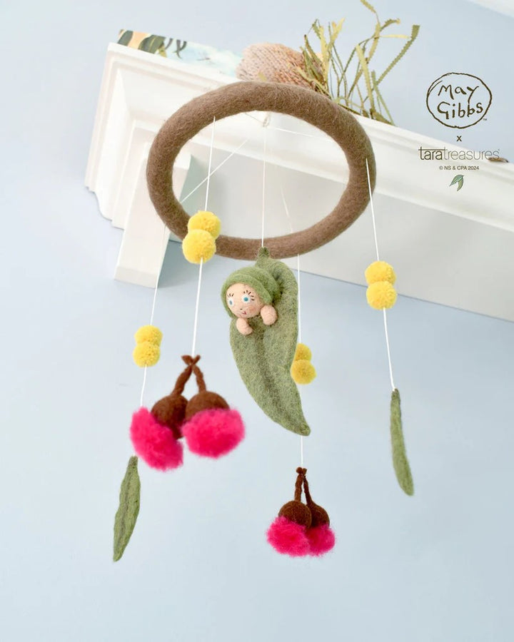 TARA TREASURES - NURSERY MOBILE: MAY GIBBS BABY GUMNUT
