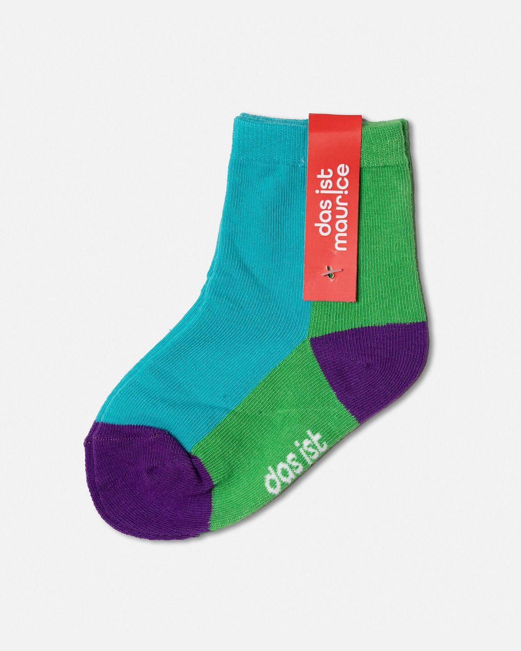 DAS IST MAURICE - SOCKS: AQUA APPLE [sz:1-2 YRS]
