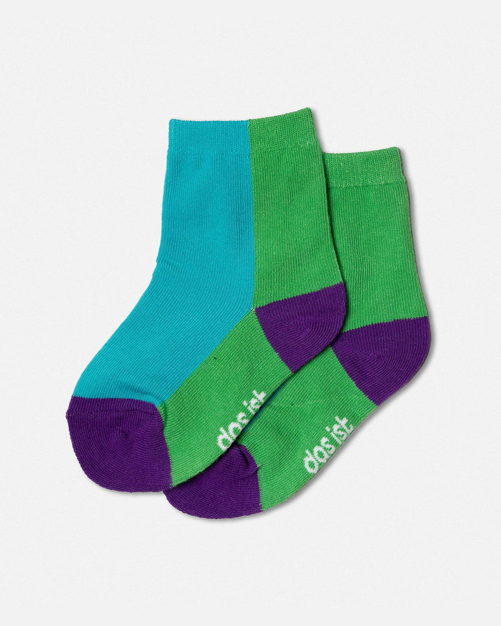 DAS IST MAURICE - SOCKS: AQUA APPLE [sz:1-2 YRS]