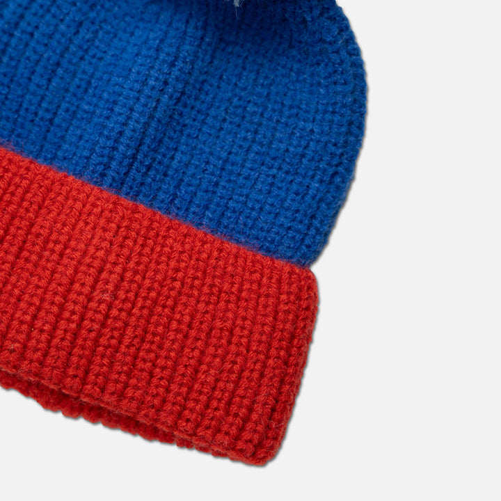 DAS 1ST MAURICE - BEANIE: RED & BLUE [sz:1-3 YRS]
