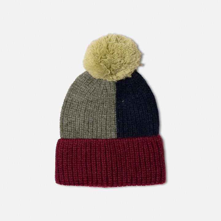 DAS 1ST MAURICE - BEANIE: MAROON & BLUE [sz:1-3 YRS]