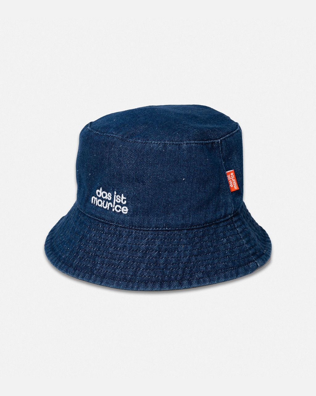DAS IST MAURICE - MEETING OF DIPLOMATS: REVERSIBLE DENIM BUCKET HAT [sz:1-3 YRS]