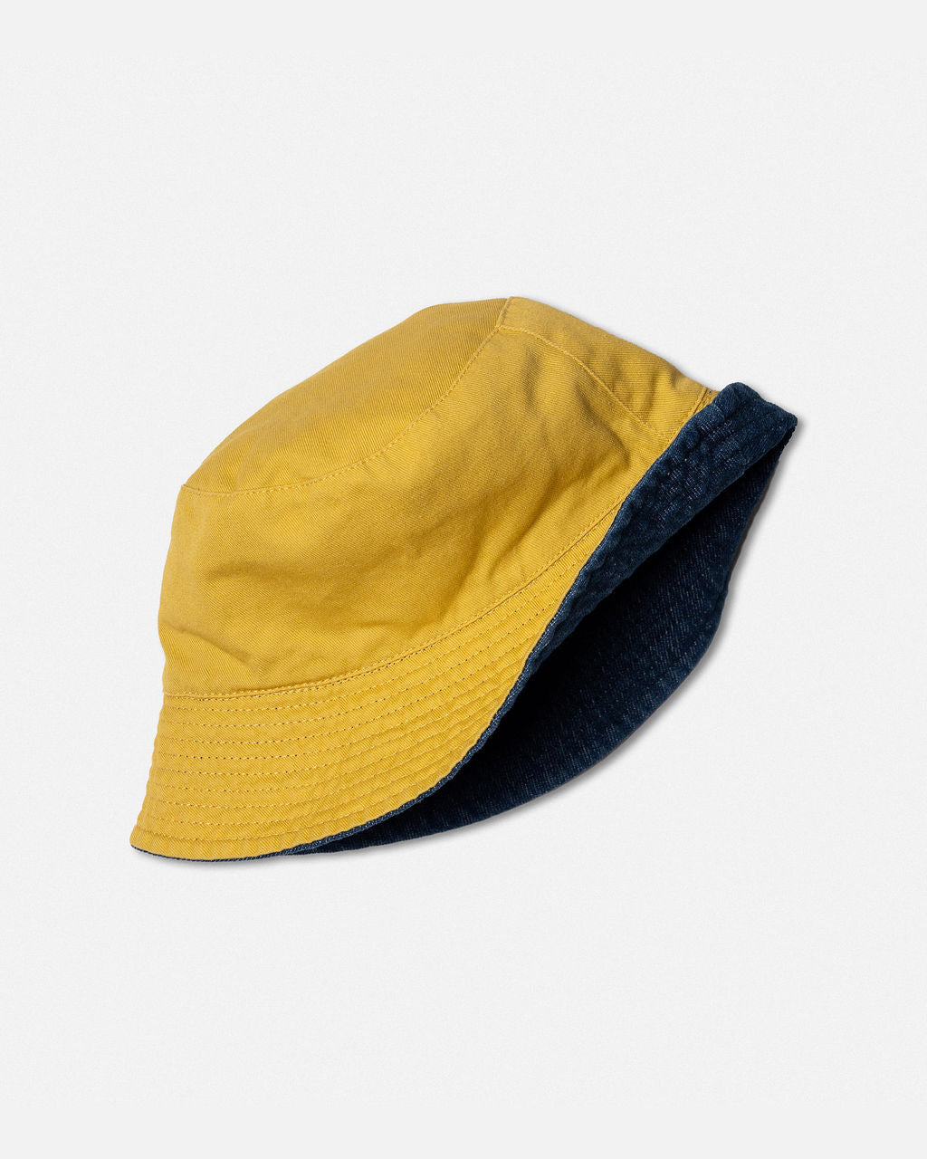 DAS IST MAURICE - MEETING OF DIPLOMATS: REVERSIBLE DENIM BUCKET HAT [sz:1-3 YRS]