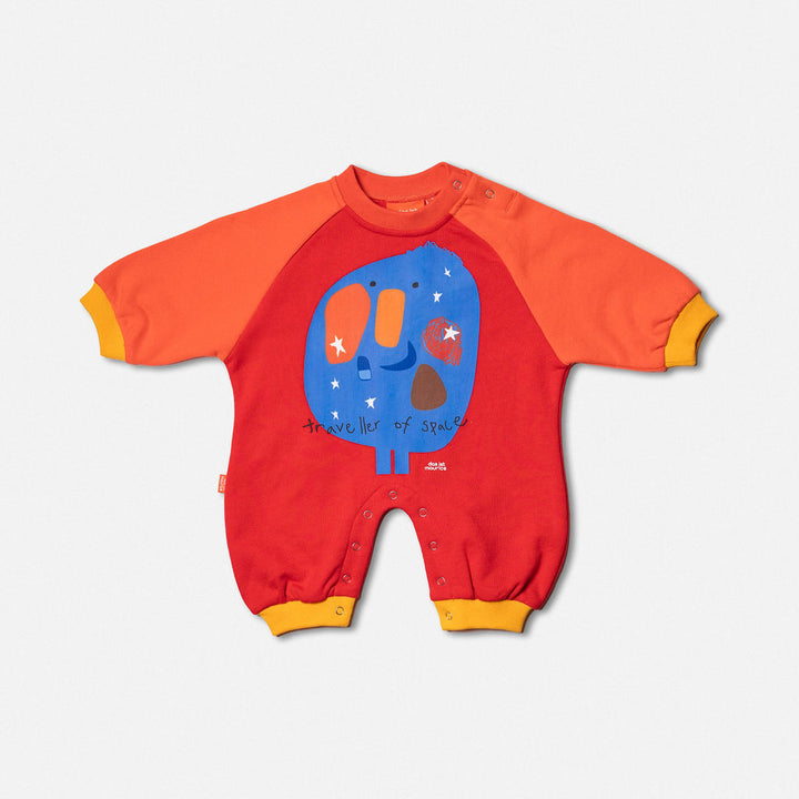 DAS 1ST MAURICE - ROMPER: RED SPACEMAN [sz:0-3 MTHS]