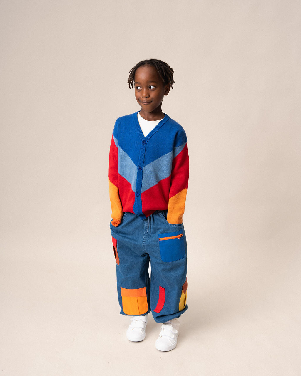 DAS 1ST MAURICE - DENIM BARREL PANTS WITH POCKETS [sz:1 YR]