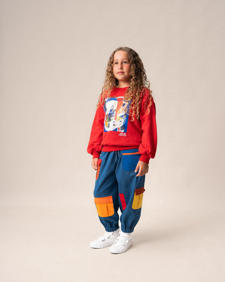 DAS 1ST MAURICE - PULLOVER: RED ZERO GRAVITY [sz:1 YR]