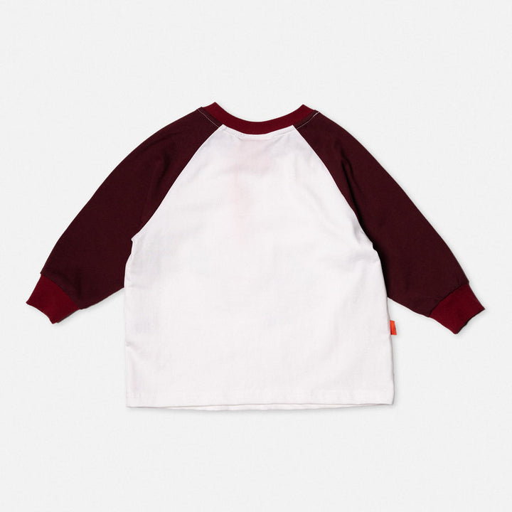 DAS 1ST MAURICE - RAGLAN LONG SLEEVE T SHIRT: BOATS [sz:1 YR]