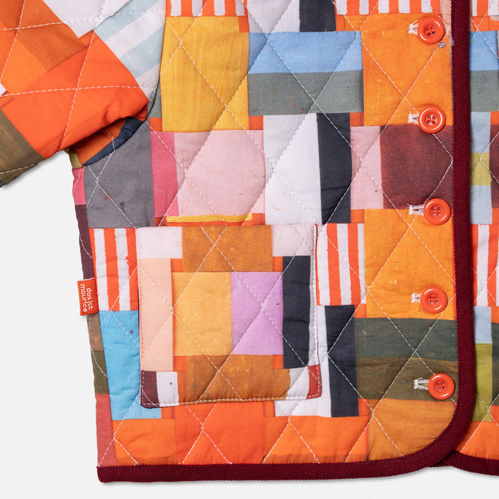 DAS 1ST MAURICE - QUILTED JACKET: GRANDMAS BASKET [sz:1 YR]