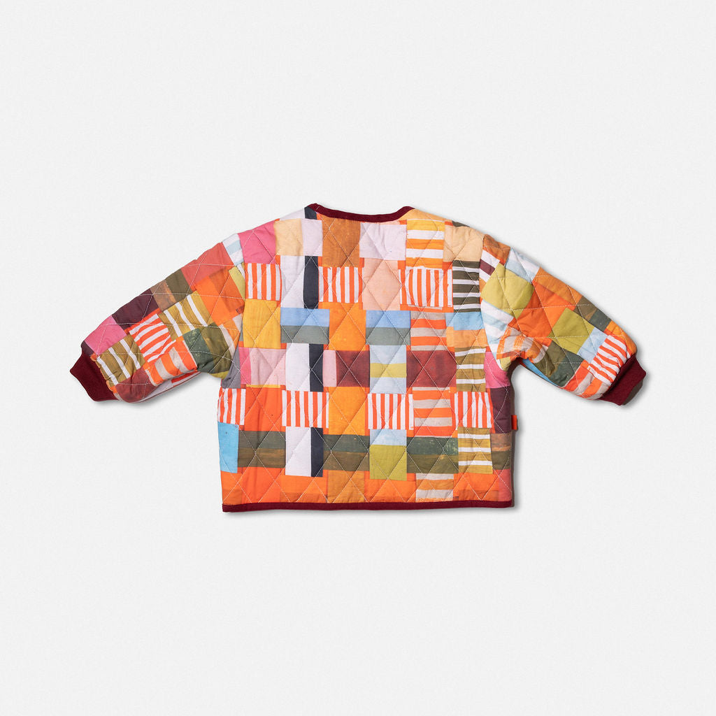 DAS 1ST MAURICE - QUILTED JACKET: GRANDMAS BASKET [sz:1 YR]