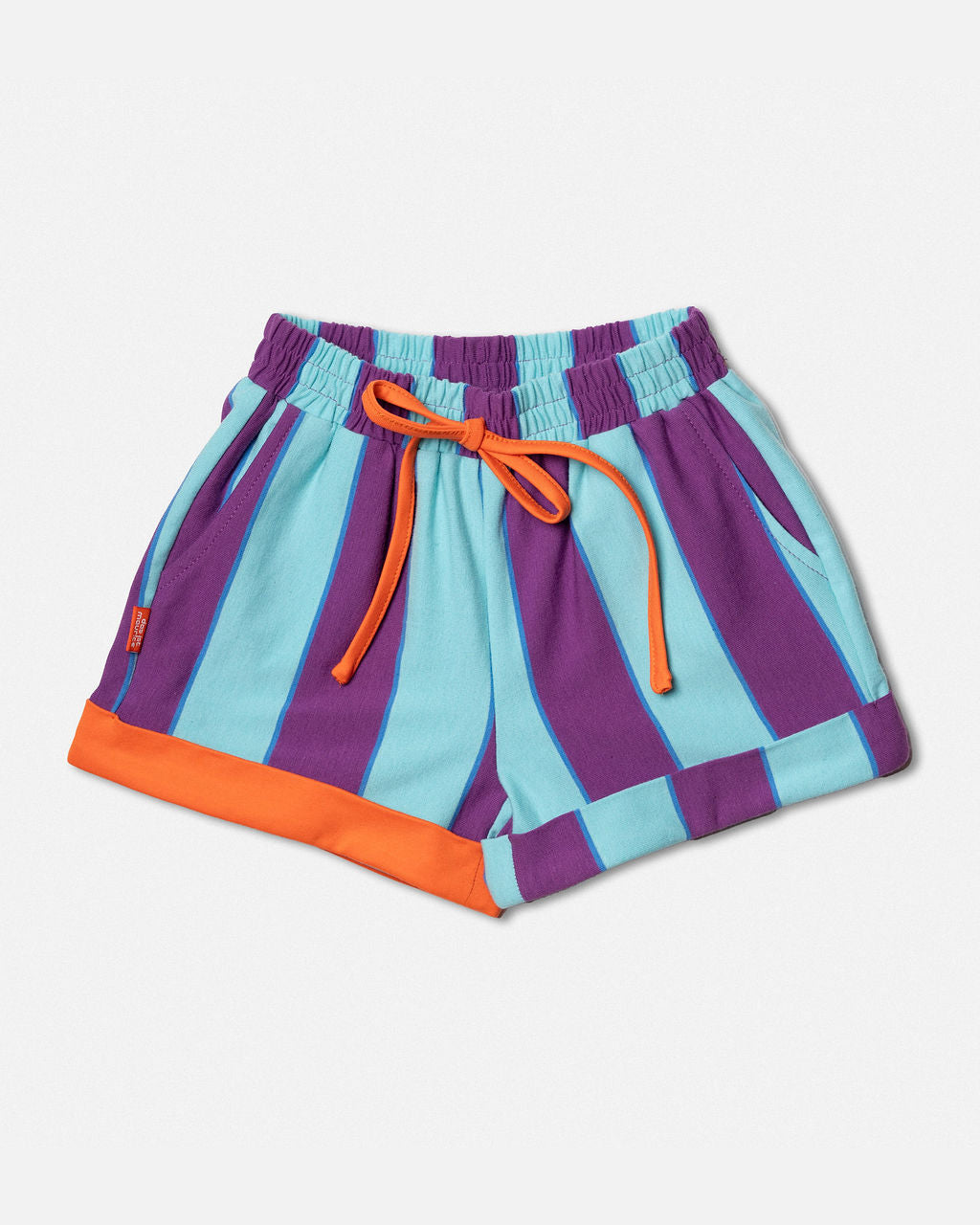 DAS IST MAURICE - PEOPLE OF NY: SHORTS PURPLE & AQUA STRIPES [sz:1 YR]