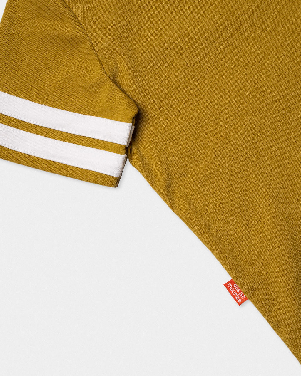 DAS IST MAURICE - MEETING OF DIPLOMATS: T SHIRT KHAKI STRIPES [sz:1 YR]
