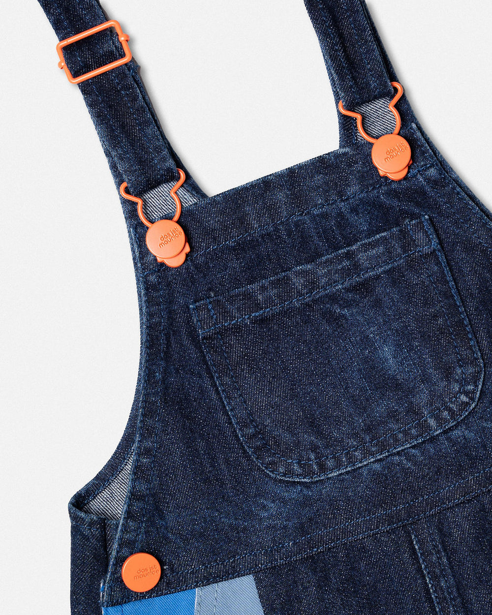 DAS IST MAURICE - MEETING OF DIPLOMATS: SHORTS OVERALLS DENIM DARK WASH [sz:1 YR]