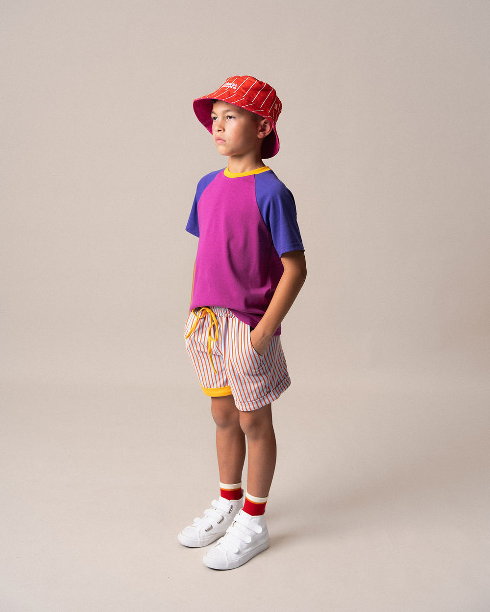 DAS IST MAURICE - MEETING OF DIPLOMATS: SHORTS BLUE ORANGE STRIPES [sz:1 YR]