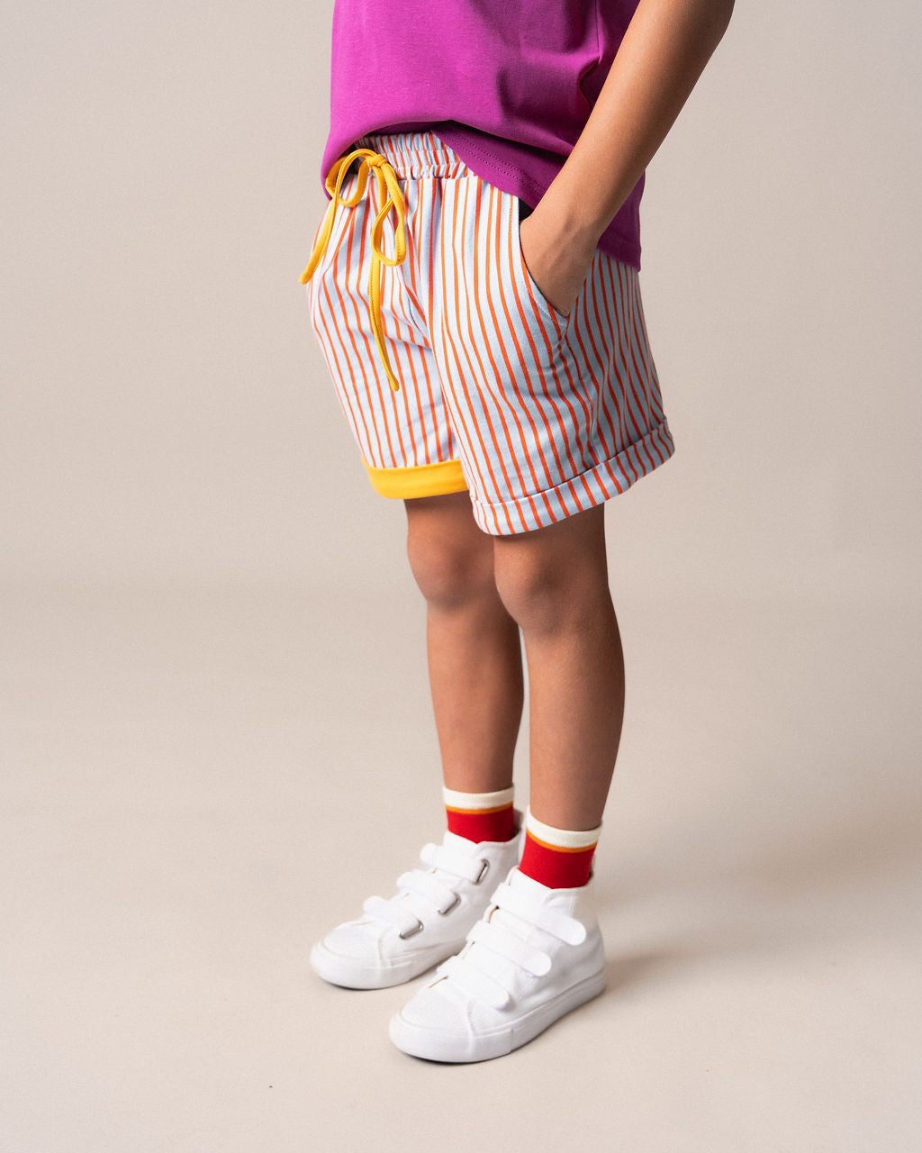 DAS IST MAURICE - MEETING OF DIPLOMATS: SHORTS BLUE ORANGE STRIPES [sz:1 YR]