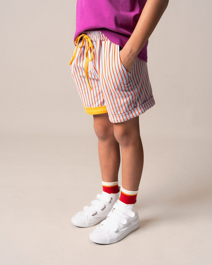DAS IST MAURICE - MEETING OF DIPLOMATS: SHORTS BLUE ORANGE STRIPES [sz:1 YR]