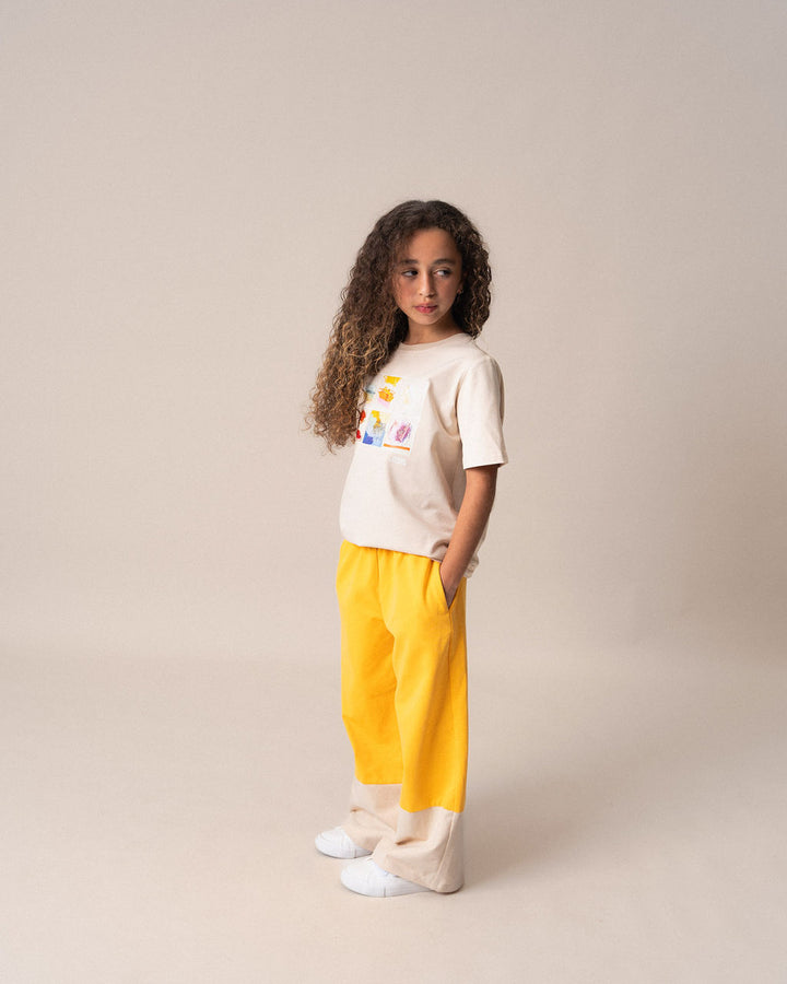 DAS IST MAURICE - MEETING OF THE DIPLOMATS: WIDE LEG PANT YELLOW [sz:1 YR]