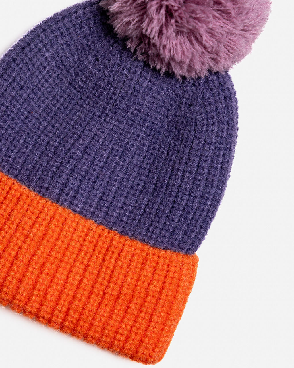 DAS IST MAURICE - BEANIE: PURPLE & ORANGE [sz:1-3 YRS]