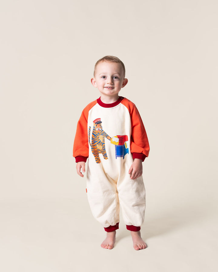 DAS IST MAURICE - ROMPER: TIGER THE POSTIE [sz:0-3 MTHS]
