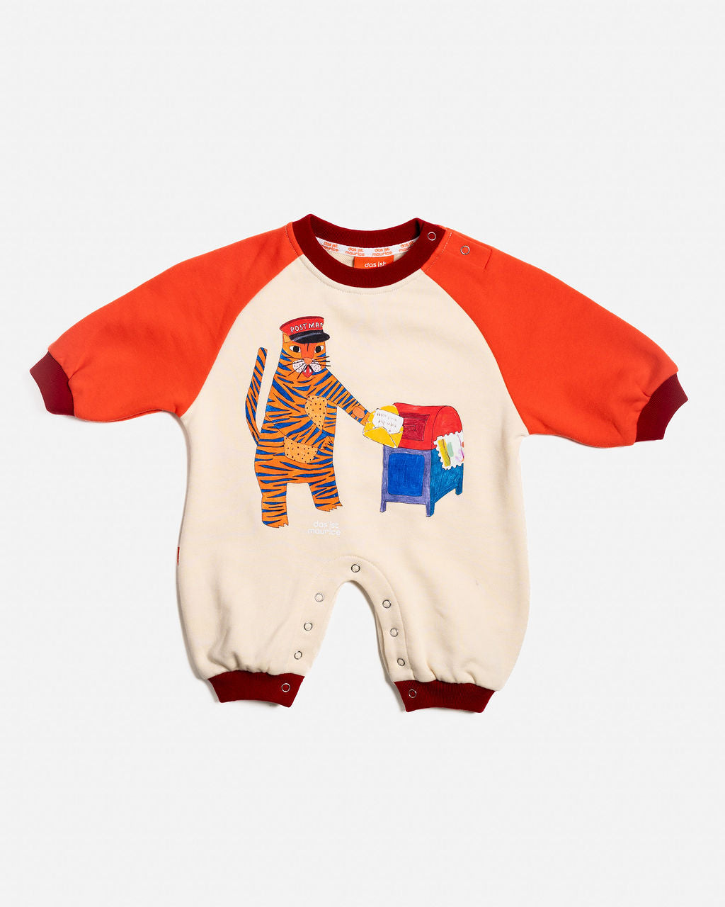 DAS IST MAURICE - ROMPER: TIGER THE POSTIE [sz:0-3 MTHS]