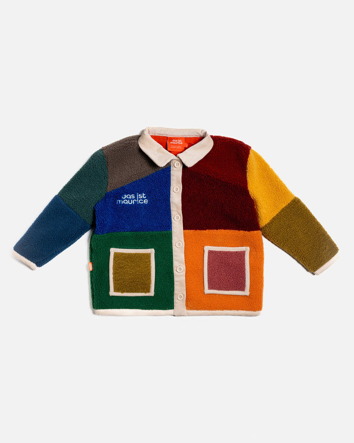 DAS IST MAURICE - BOUCLE COAT: COLOUR BLOCK [sz:1 YR]