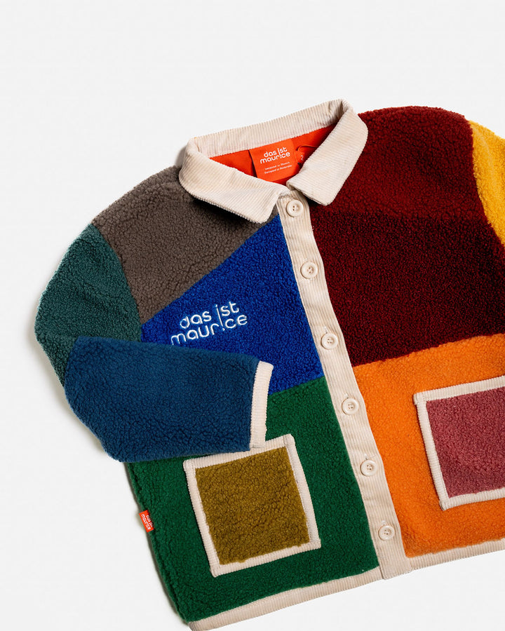 DAS IST MAURICE - BOUCLE COAT: COLOUR BLOCK [sz:1 YR]