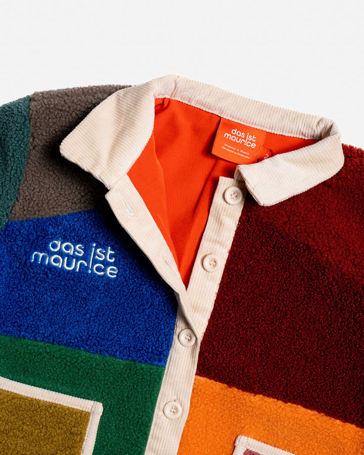 DAS IST MAURICE - BOUCLE COAT: COLOUR BLOCK [sz:1 YR]