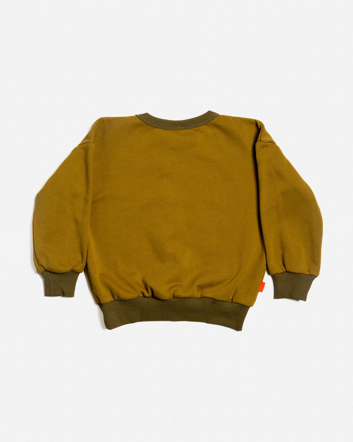 DAS IST MAURICE - FRENCH TERRY PULLOVER: TIGER THE POSTIE [sz:1 YR]