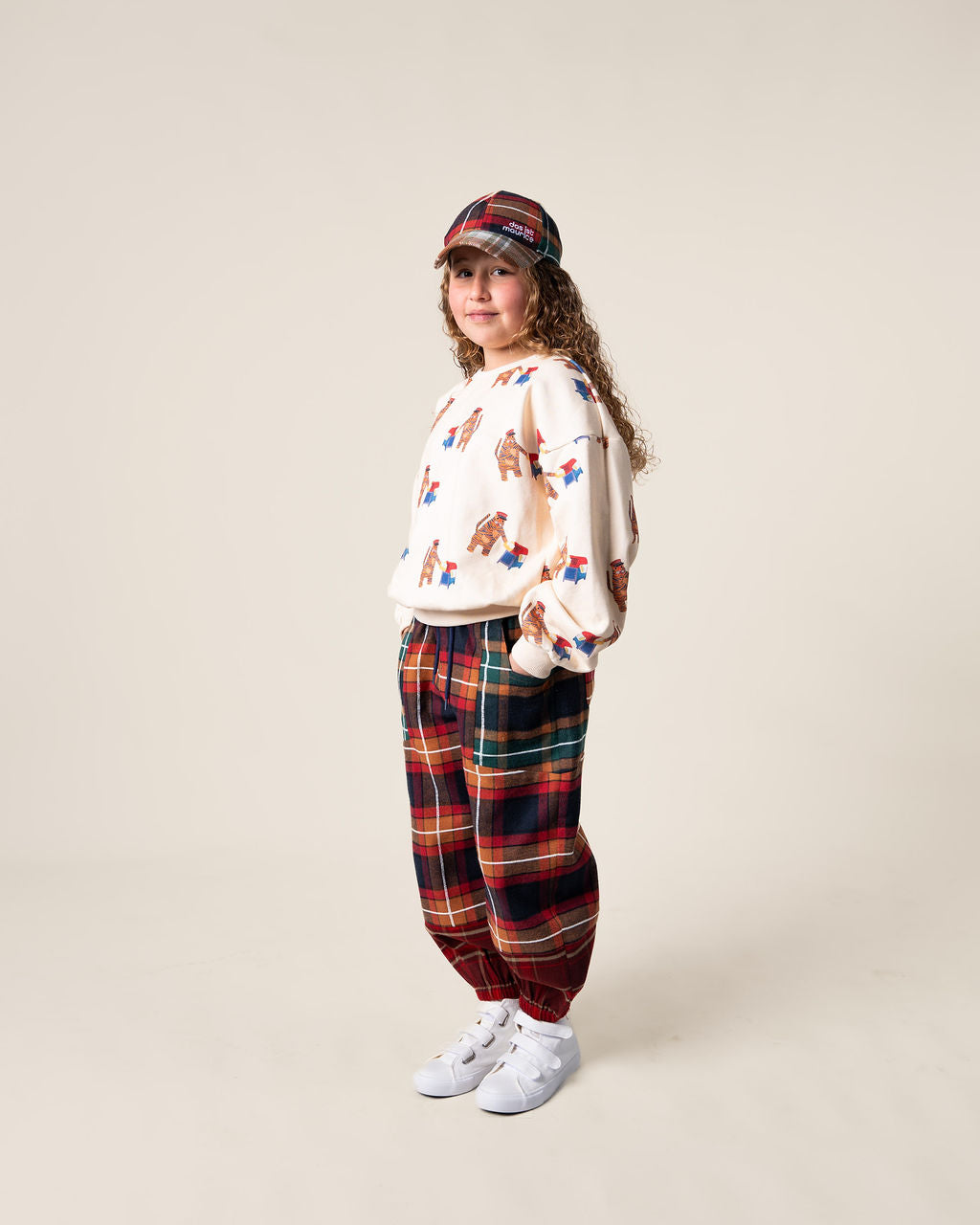 DAS IST MAURICE - BARREL PANTS: TARTAN [sz:1 YR]