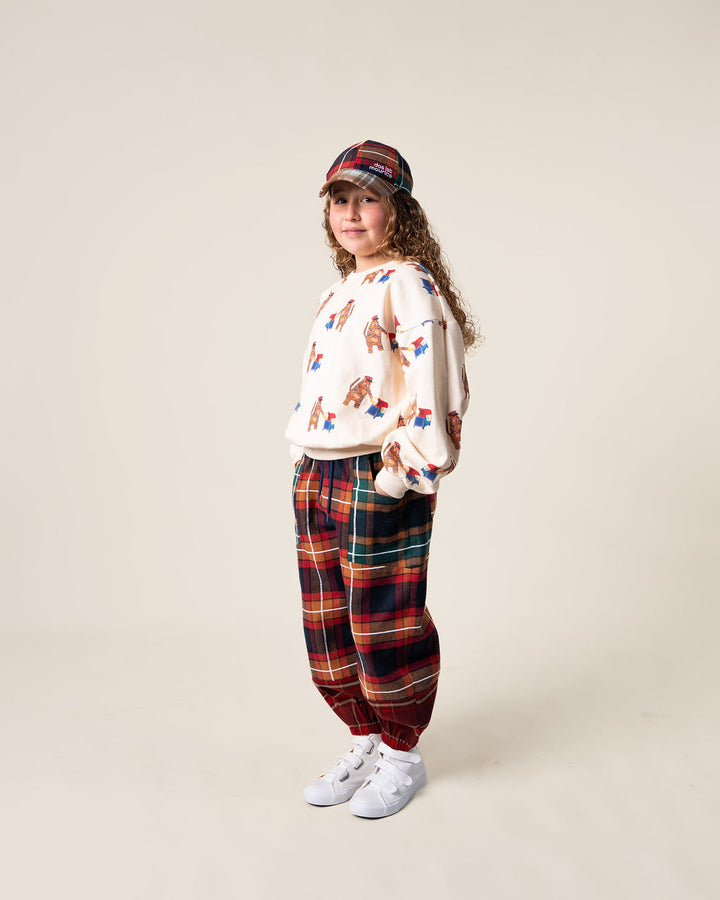 DAS IST MAURICE - BARREL PANTS: TARTAN [sz:1 YR]