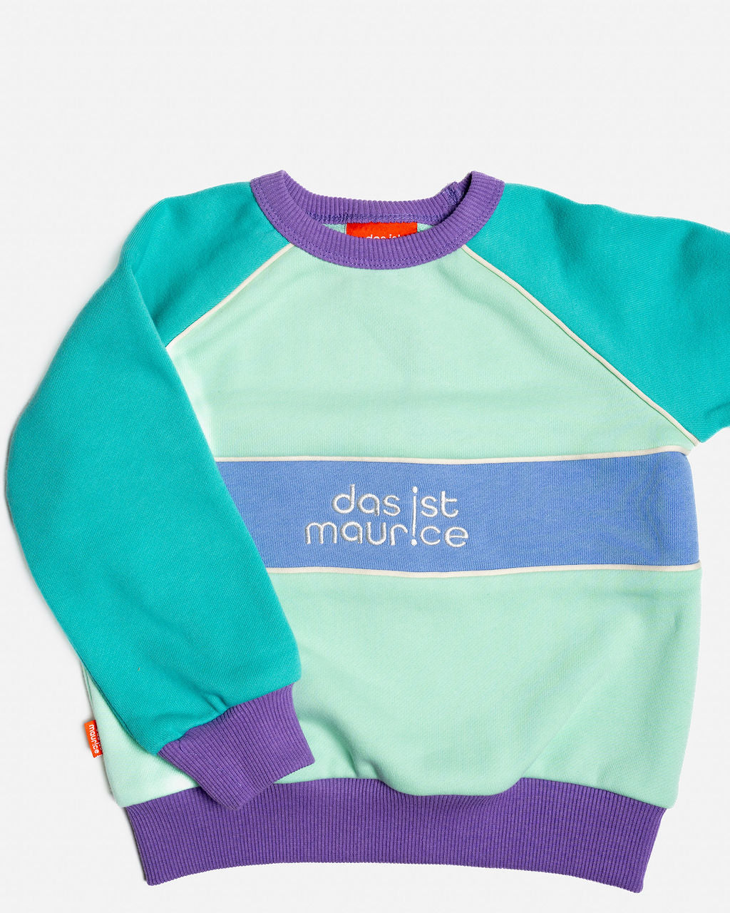 DAS IST MAURICE - FRENCH TERRY PULLOVER: EMBROIDERED LOGO [sz:1 YR]
