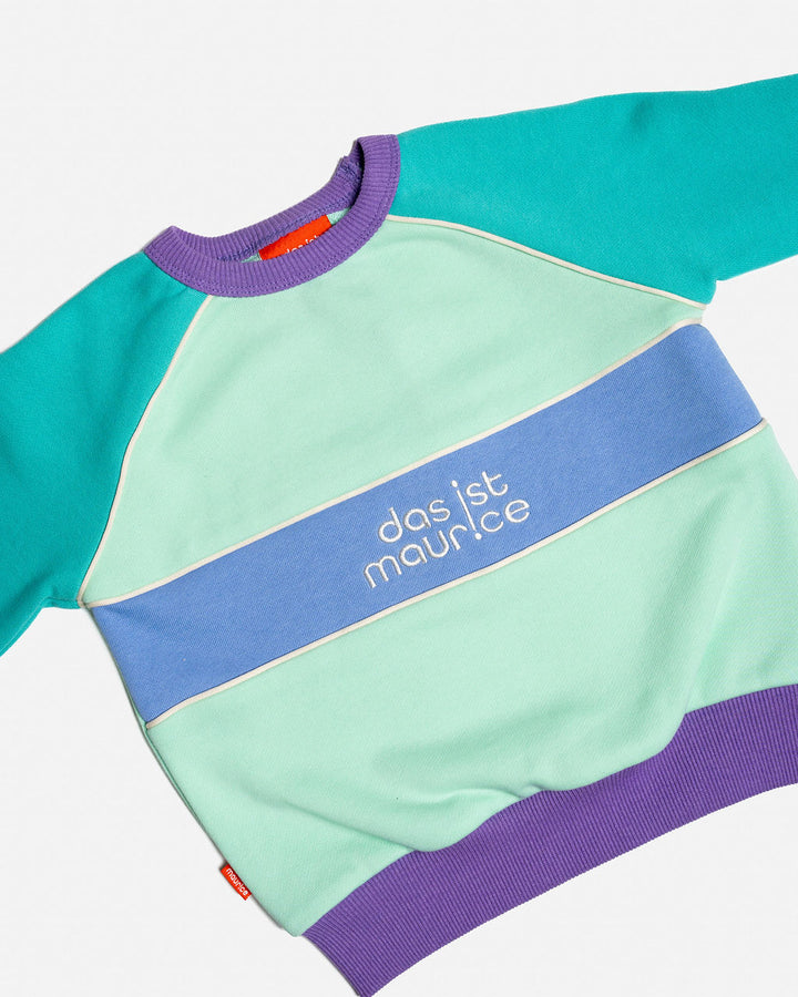 DAS IST MAURICE - FRENCH TERRY PULLOVER: EMBROIDERED LOGO [sz:1 YR]