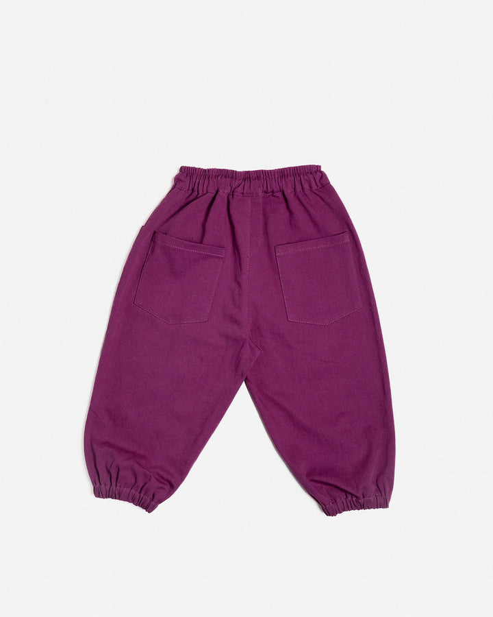 DAS IST MAURICE - INDIGO BARREL PANTS:BLUEBERRY [sz:1 YR]