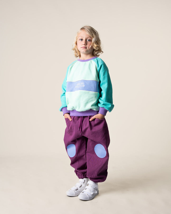 DAS IST MAURICE - INDIGO BARREL PANTS:BLUEBERRY [sz:1 YR]