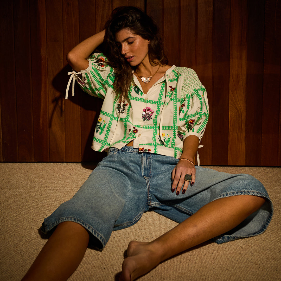 SAGE X CLARE - FLORINA BLOUSE [sz:XS]