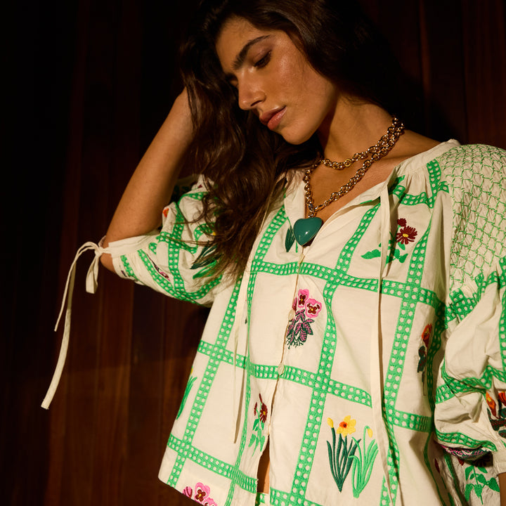 SAGE X CLARE - FLORINA BLOUSE [sz:XS]