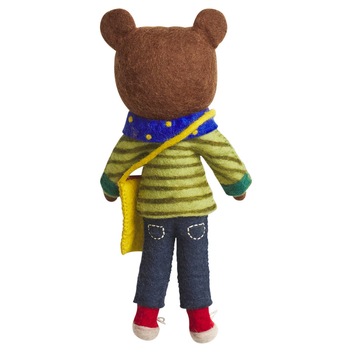 SAGE X CLARE - FELT BEAR TOY: ISAAC
