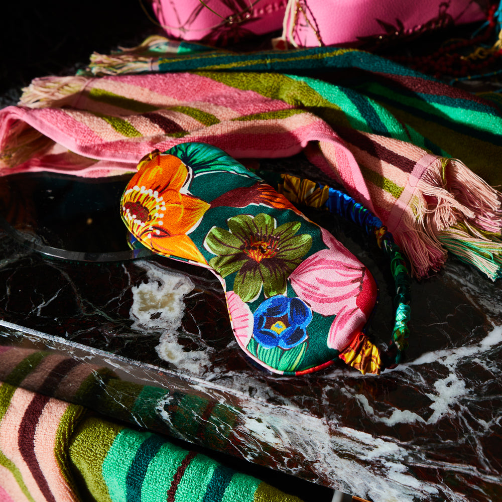 SAGE X CLARE - INES SILK MASK: VERDANT