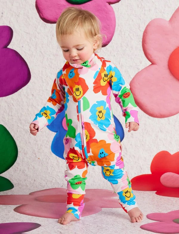 HALCYON NIGHTS - HEJ BLOMMA! LONG SLEEVE ROMPER [sz:NB]