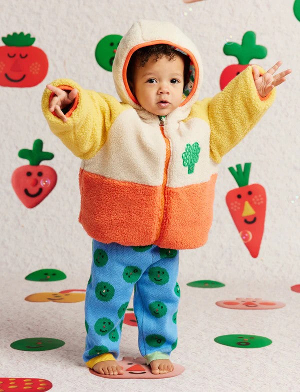 HALCYON NIGHTS - POCKET PATCH REVERSIBLE PUFFER JACKET [sz:6-12 MTHS]
