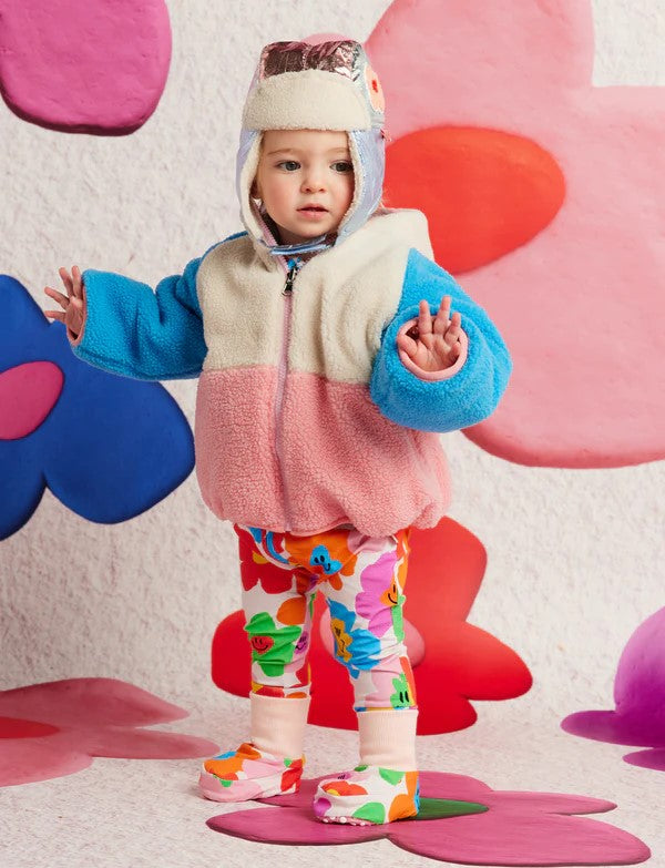 HALCYON NIGHTS - HEJ BLOMMA! REVERSIBLE PUFFER JACKET [sz:6-12 MTHS]