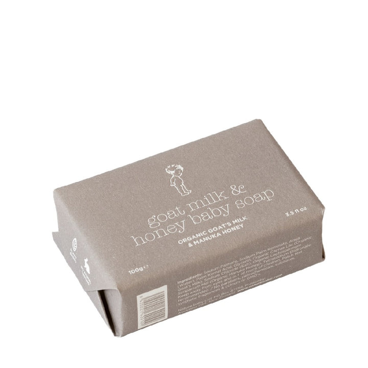 NATURE BABY - ORGANIC GOATS MILK & MANUKA HONEY SOAP: 100G