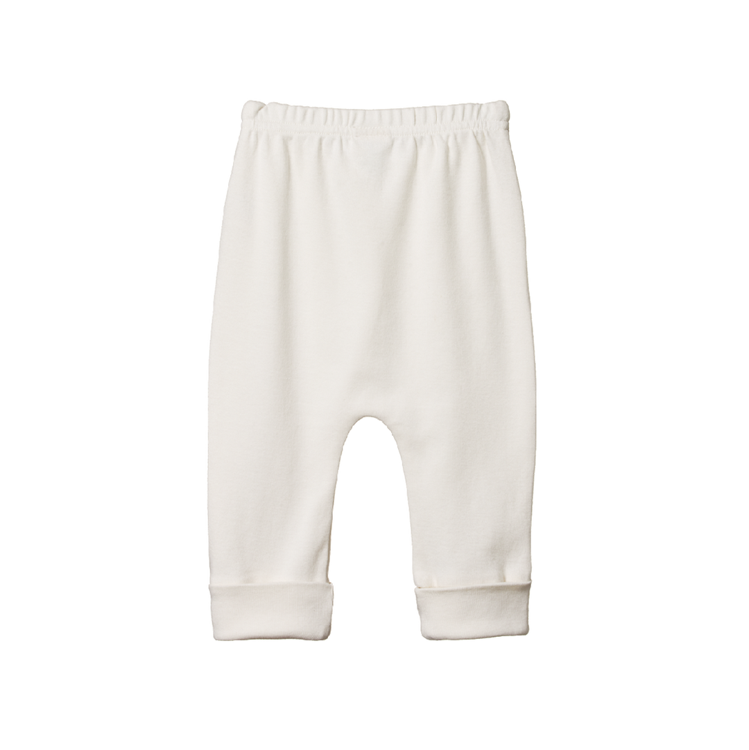 NATURE BABY - DRAWSTRING PANTS: NATURAL