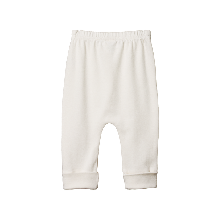 NATURE BABY - DRAWSTRING PANTS: NATURAL