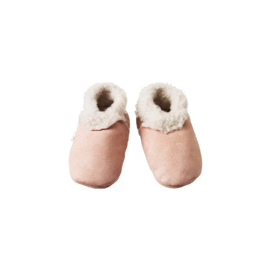 NATURE BABY LAMBSKIN BOOTIES: ROSE BUD – Treetop Toy Shop