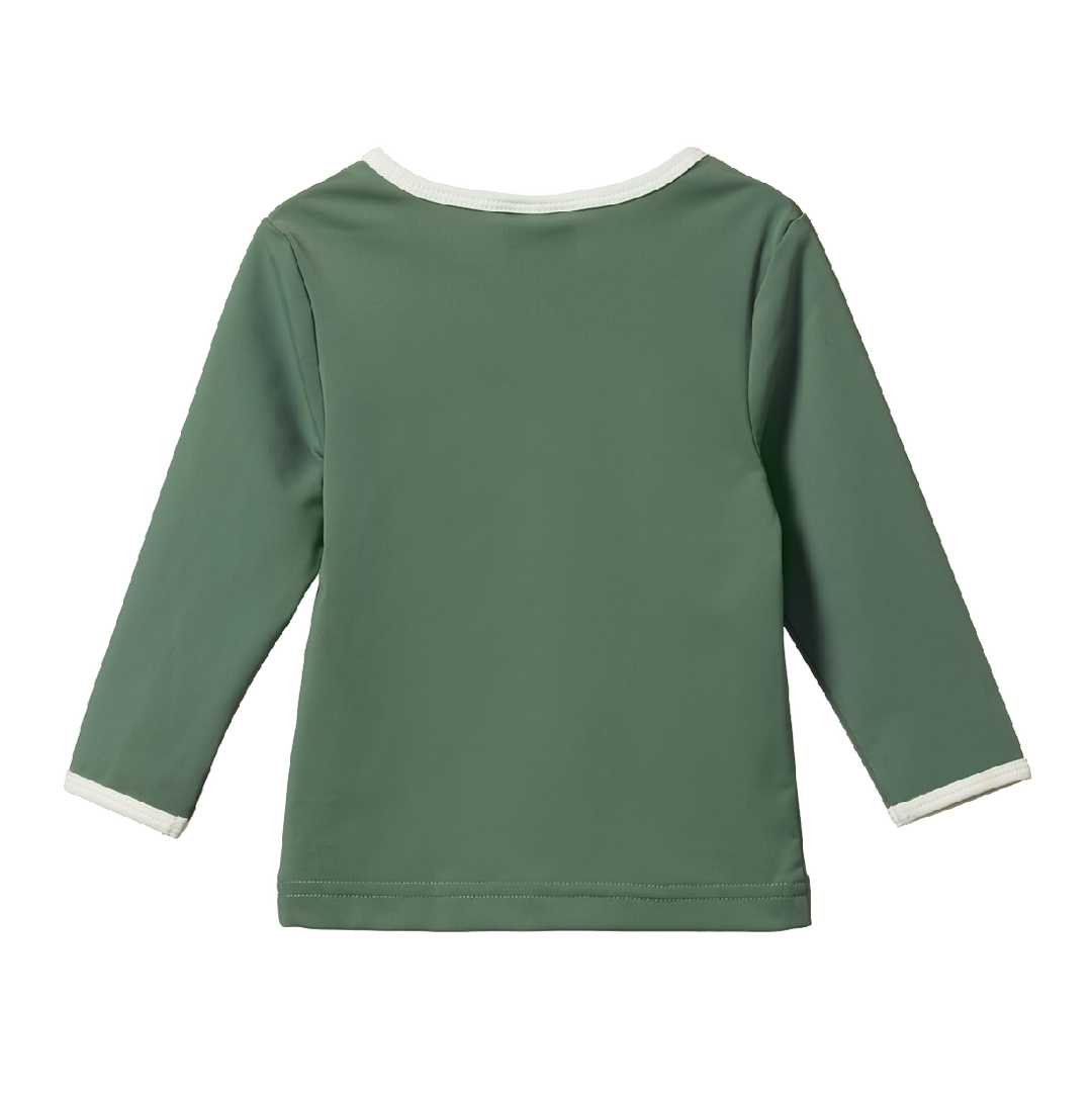 NATURE BABY - SPLASH TOP: OLIVE