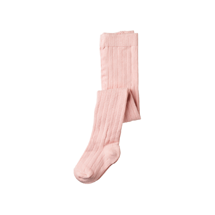 NATURE BABY - ORGANIC COTTON TIGHTS: ROSE BUD