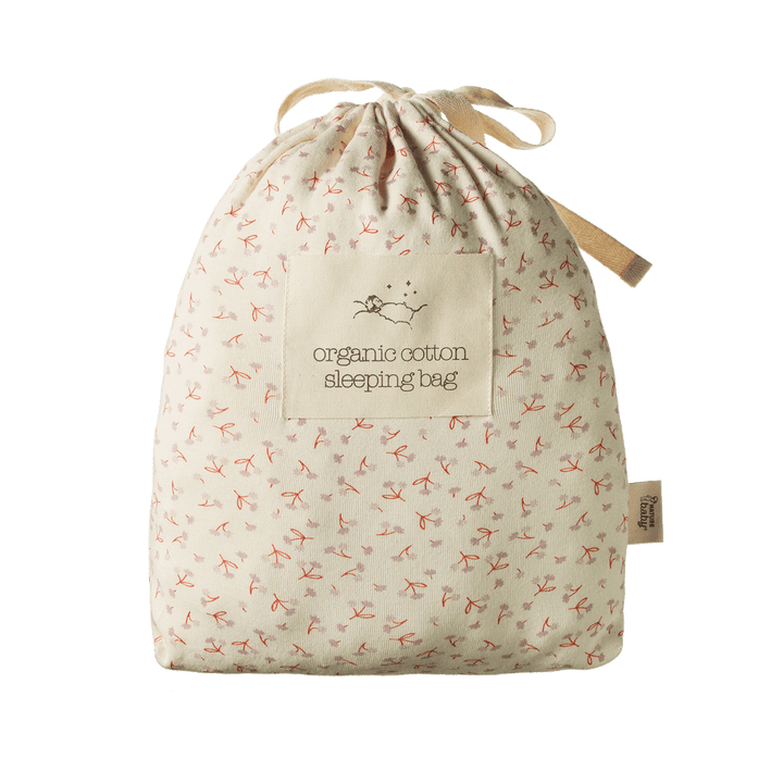 NATURE BABY - ORGANIC COTTON SLEEPING BAG: DANDELION PRINT [sz:0-24 MTHS]