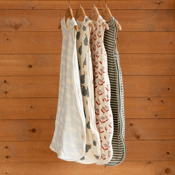 NATURE BABY - ORGANIC COTTON SLEEPING BAG: DANDELION PRINT [sz:0-24 MTHS]