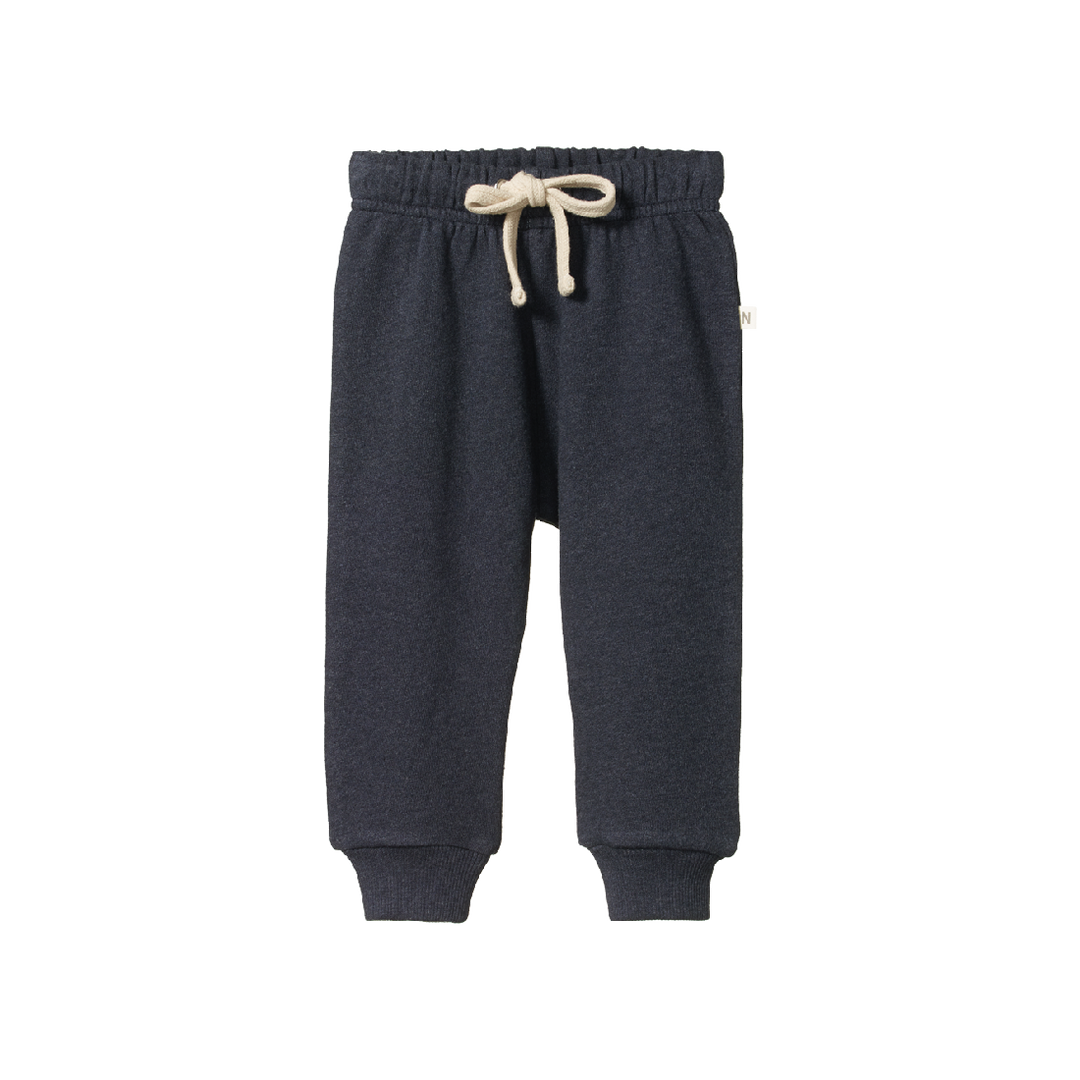 NATURE BABY - SUNDAY TRACK PANTS: NAVY MARL